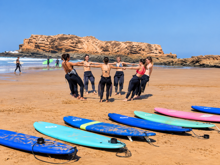 Surf lesson in Taghazout